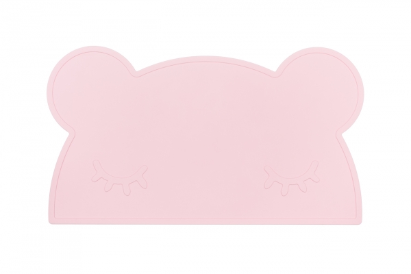 We might be tiny silicone placemat bear pink
