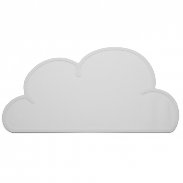 KG Design Silicone placemat cloud light grey