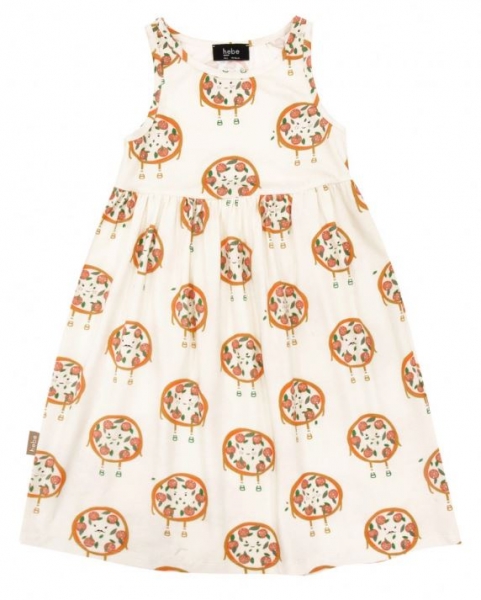 Hebe Dress with pizza print (SS23067)