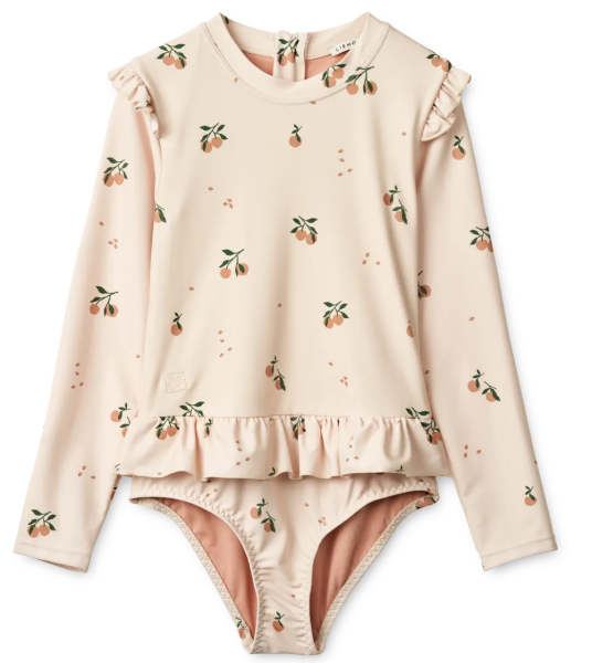 Liewood Sille Printed Swimsuit Peach, Seashell