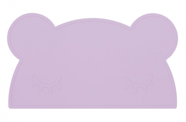 We Might Be Tiny silicone placemat bear lilac