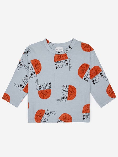 Bobo Choses - HERMIT CRAB ALL OVER LONG SLEEVE T-SHIRT