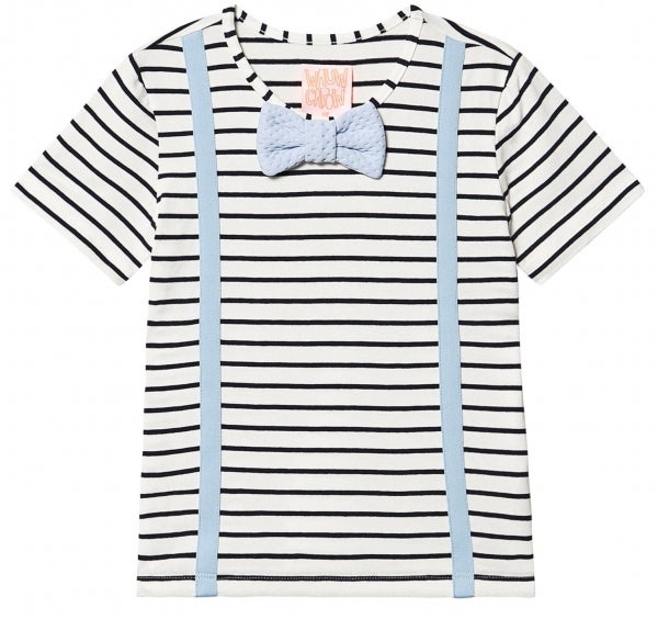 Wauw Capow by BangBang - T-shirt Louis striped light blue